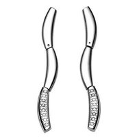 Pendientes Breil Mujer Flowing in Acero Cristallo TJ1158 - TJ1158
